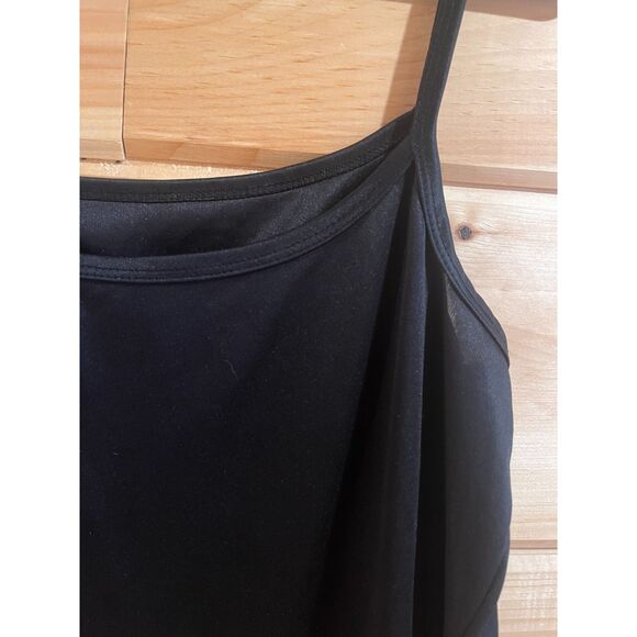 Elevated Basic Black Tank Top - Picture 2 of 4